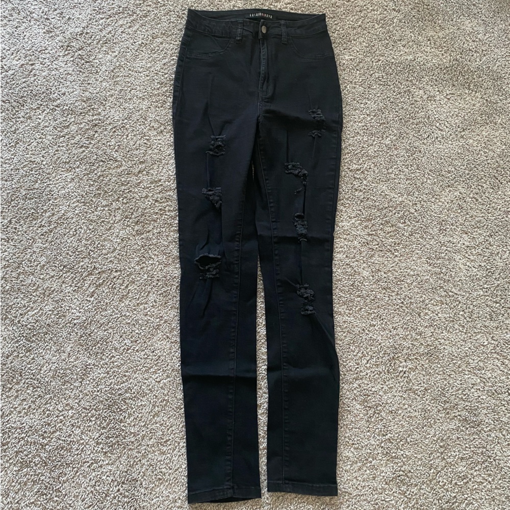 Fashion Nova Skinny black stretchy Jeans